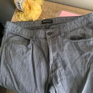 Kenneth Cole 34 32 straight leg dress pants stripe